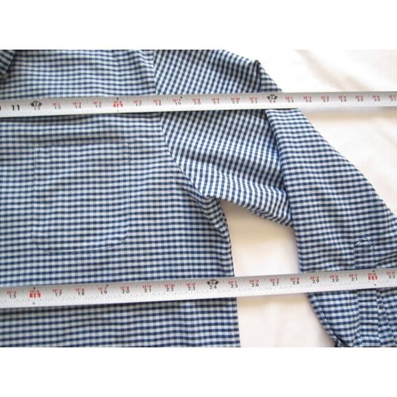 Men's Dockers Buttery Street Gingham Button Up Long Sleeve Shirt Sz XL (MT301) - Picture 6 of 7